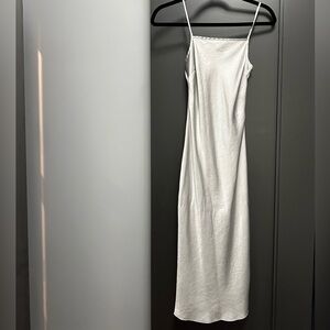 Wilfred satin slip dress